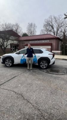 Today was an ELECTRIFYING Meals On Wheels delivery.