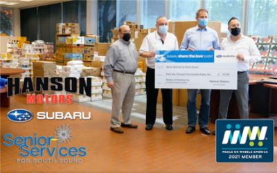 Hanson Subaru Helps Feed Seniors 