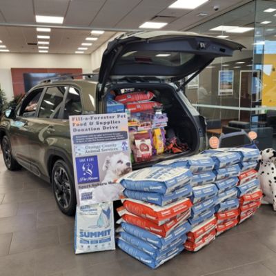 Sport Subaru Collects Pet Food & Supplies to Aid Two Orlando, FL Area Shelters