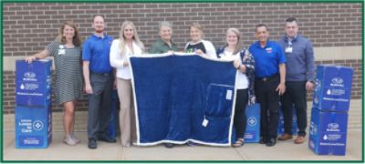 Donation of blankets