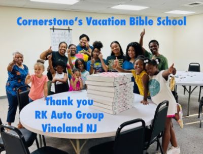Cornerstone Community Church thanks RK Subaru of Vineland for it's Random Act of Kindness.