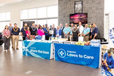 Mitchell Subaru Celebrates Wishes from the Rooftop