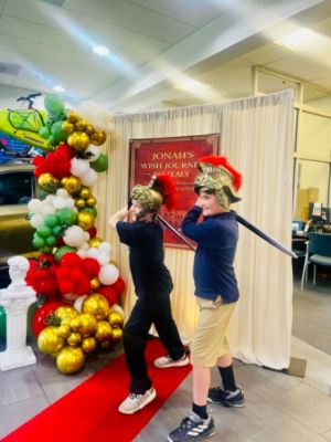 An Epic Roman-Themed Wish Send-off Celebration from Classic Subaru of Atlanta