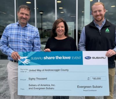 Evergreen Subaru Supports the Community Through United Way 