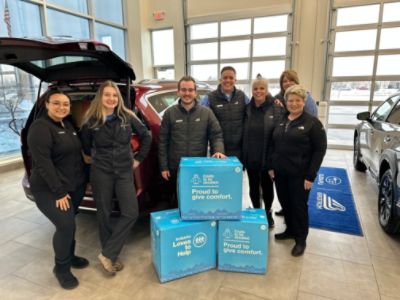 Bergstrom Subaru's Coat Drive Success