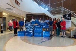 Leukemia & Lymphoma Society Blanket Delivery