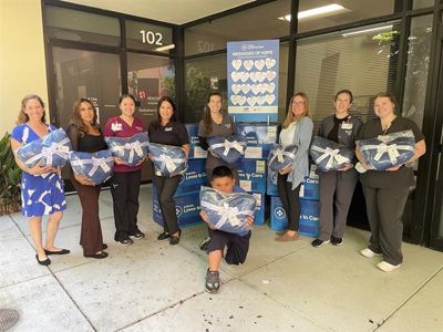 Leukemia & Lymphoma Society Blanket Delivery