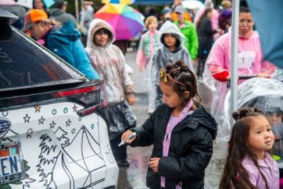 Girls on the Run Utah 5K Race in the Rain - Mark Miller Subaru Adding Sunshine