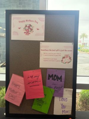 Mother's Day Card Station
