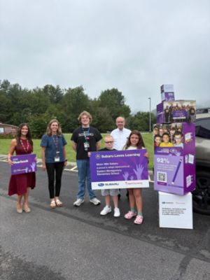 Motor Mile Subaru Donates $3K to Local Elementary for Supplies! 