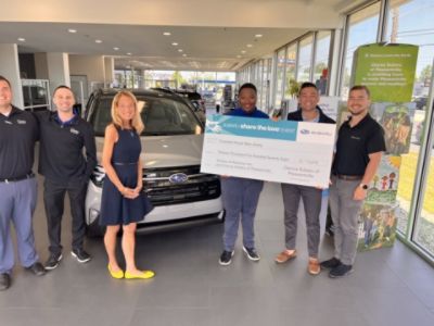 Ciocca Subaru of Pleasantville  Donates to Convenant House