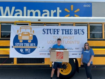 Celebrating Anderson Subaru's Generous Support for 2024's Stuff the Bus event.
