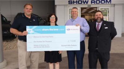 Fueling Hope: Sunset Hills Subaru Shares the Love with Ritenour Co-Care Food Pantry