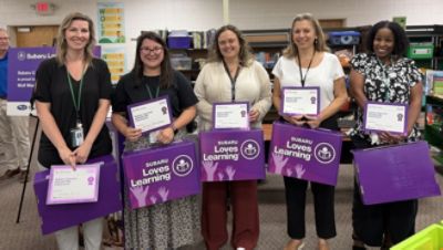Supporting Wolf Meadow Elementary School Through Subaru Loves Learning