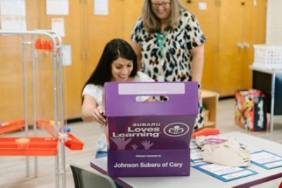 The Adopt a Classroom initiative with Floyd L. Knight School