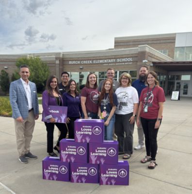 Young Subaru Delivers Hope and Learning to Burch Creek Elementary