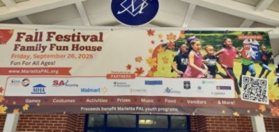 2nd Annual Marietta PAL Fall Festival Family Fun House thanks Subaru of Kennesaw!