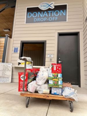 Fill the Subaru Food Drive for Gig Harbor Peninsula FISH Food Drive