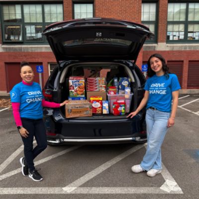 "Fill The SUV" Juniper Helps Food Drive