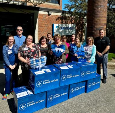 Subaru By-the-Bay Blanket Delivery @ Karmanos Cancer Institute at McLaren