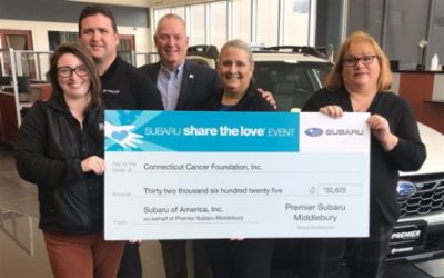 Premier Subaru Donates to CT Cancer Foundation