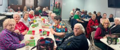 Hot Chocolate with Local Senior Center!