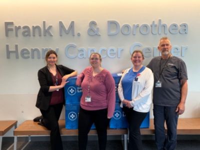 Comfort and Care: 80 Blankets Donated to Frank M. & Dorothea Henry Cancer Center
