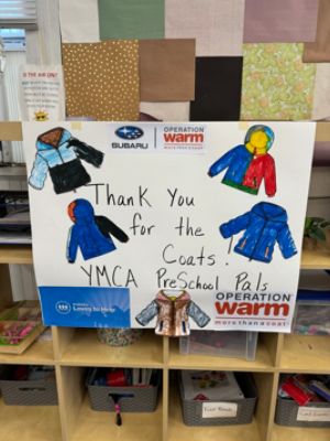 Colonial Subaru Brings Warmth to Bethel YMCA Families 