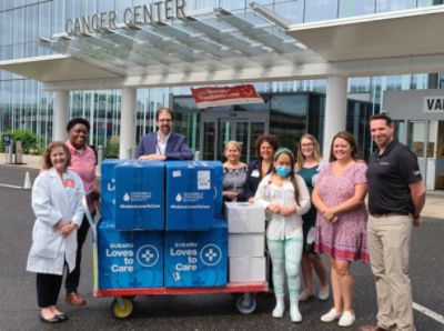 Spreading Love and Warmth at Stony Brook Hospital Cancer Center - Morgan W.