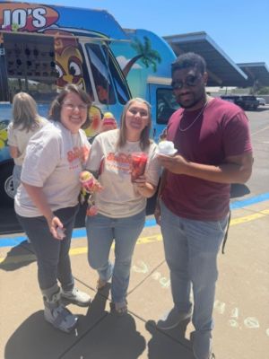 Treating Teachers to Tiki Shaved Ice