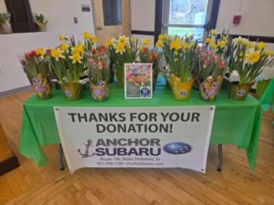 Spring flowers for NS Clean & Green Day volunteers.
