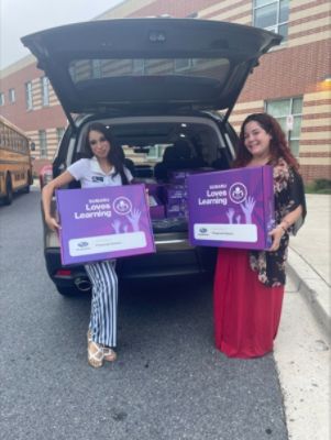 Fitzgerald Subaru Adopts 15 Classrooms at Wheaton Woods Elementary School!  
