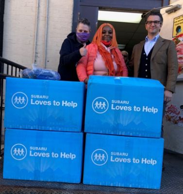Hudson Subaru Loves to Help St. Lucy's Shelter