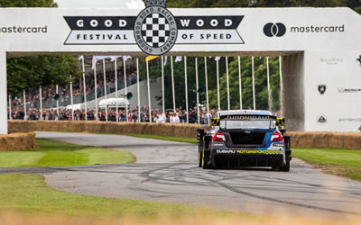 Subaru and Travis Pastrana Secure Second Overall at Goodwood