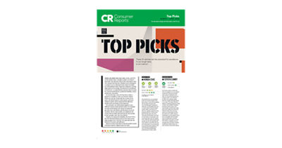 Consumer Reports 10 Top Picks report