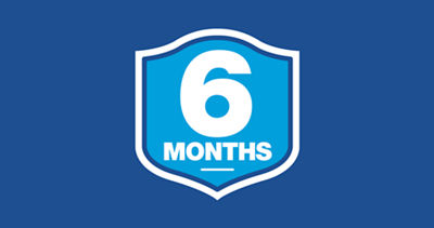 A badge icon reading "6 Months".