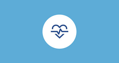 A heart with an EKG line icon representing Real-Time Health Notifications.