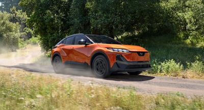 An orange 2026 Subaru Uncharted.