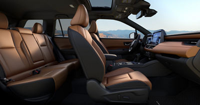 Interior of a 2026 Subaru Outback.