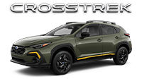 A 2026 Crosstrek on a dark background.