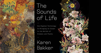 Cover of The Sounds of Life book with animal and plant imagery
