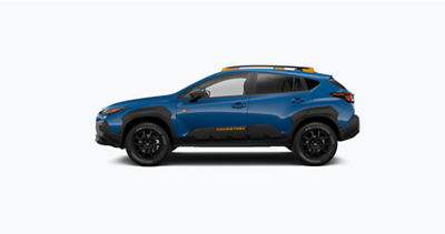 A side view of a 2025 Subaru Crosstrek Wilderness.