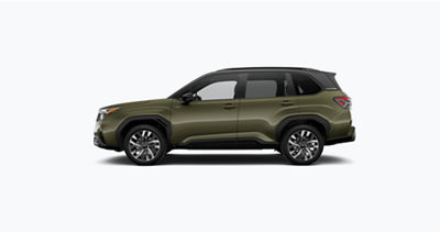 A side view of a 2025 Subaru Forester Hybrid