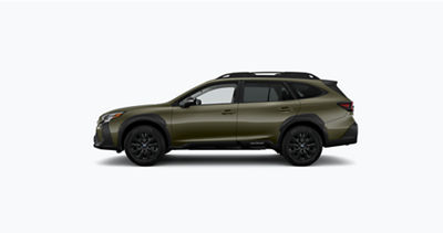 A side view of a 2025 Subaru Outback. 