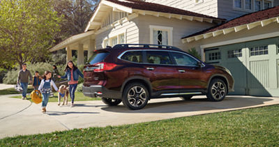 2026 Subaru Ascent Touring shown in Dark Mahogany Pearl
