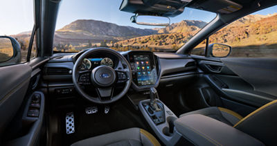 Crosstrek Hybrid interior and technology
