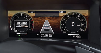 12.3-inch fully digital instrument cluster in the redesigned 2026 Subaru Outback cabin