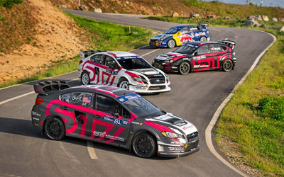 Subaru's New Liveries for Red Bull GRC LA Presented by STI