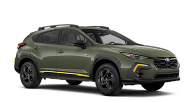 A green 2026 Subaru Crosstrek.