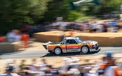Making its UK debut, Subaru Motorsports USA’s Brataroo 9500 Turbo thrilled fans at the Goodwood Festival of Speed Hillclimb Shootout with Travis Pastrana behind the wheel, placing second in the Shoot-Out Modified class and sixth overall in a standout overseas debut for Subaru’s newest Gymkhana machine.